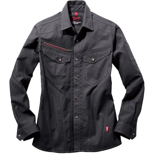 自重堂 長袖シャツ スチ−ルグレ− LL