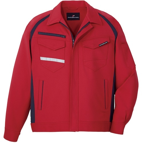 自重堂 ジャンパー レツド LL