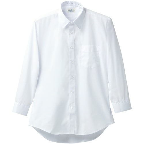 クロダルマ 長袖カッターシャツ(白) ホワイト