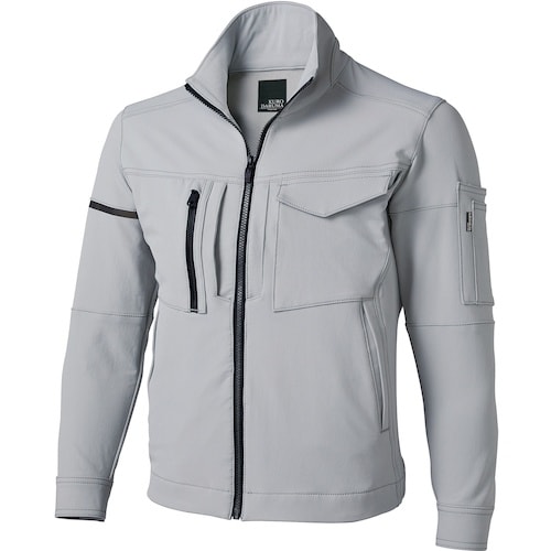 クロダルマ 長袖ジャンパー シルバー 6L