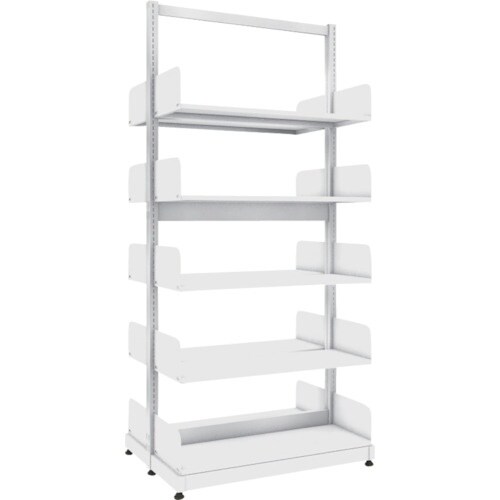 TRUSCO 単柱書架 複式 A4横 W900XD