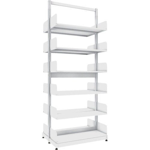 TRUSCO 単柱書架 複式 A4横 W900XD