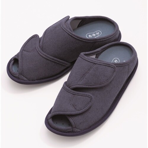 あゆみ 内履き オープンフィット ダークグレー 3