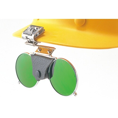 リケン 遮光めがね ヘルメット取付型