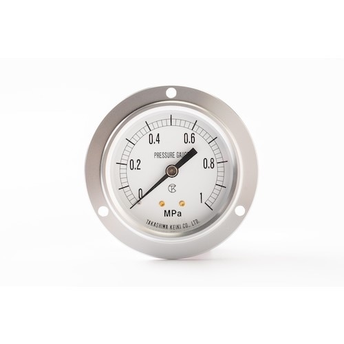 高島 ステンレス真空計(D枠埋込型・縁あり・φ60