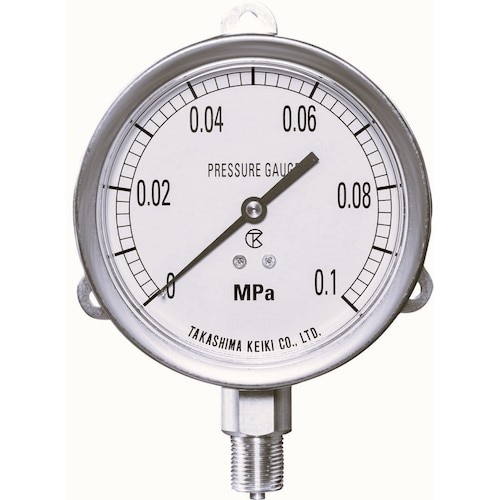 高島 ステンレス圧力計(B枠立型・φ100)圧力レ