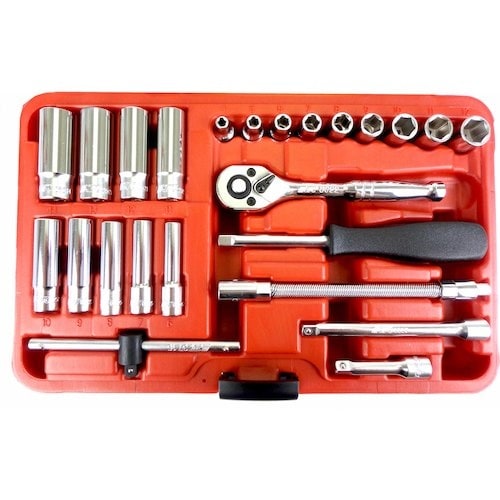 JTC 24PCS 6.3mm ソケットセット