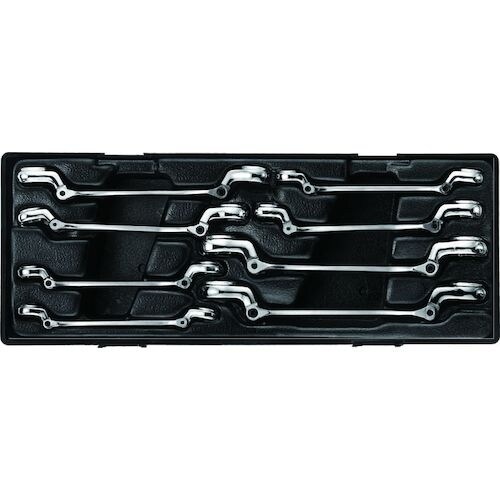 JTC 8PCS スイベルフレアナットレンチ