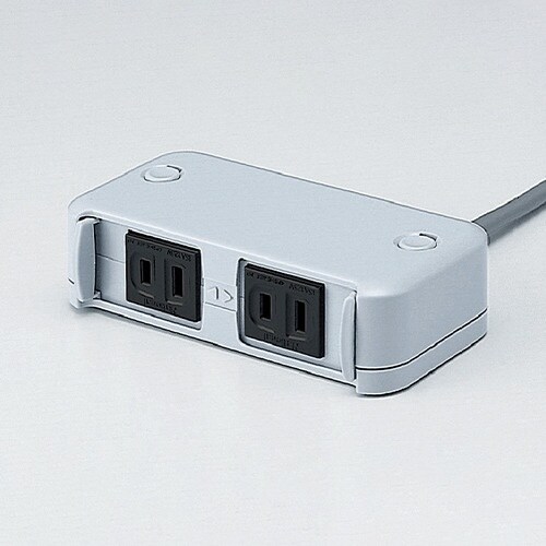 プラパート シャッターカバーコンセント シルバー