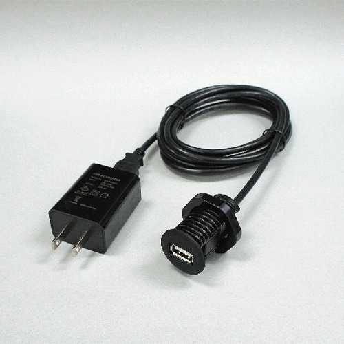 プラパート ミニUSBチャージャー 埋込タイプ 黒