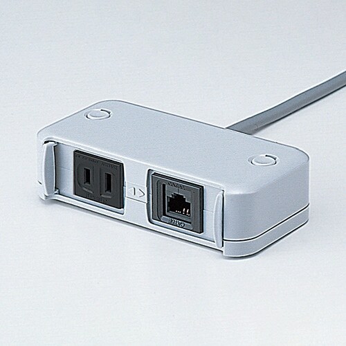 プラパート シャッターカバーコンセント シルバー