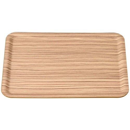 EBM 木目調ABSユニバーサルトレー ゼブラウッ