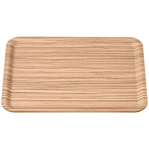 EBM 木目調ABSユニバーサルトレー ゼブラウッ