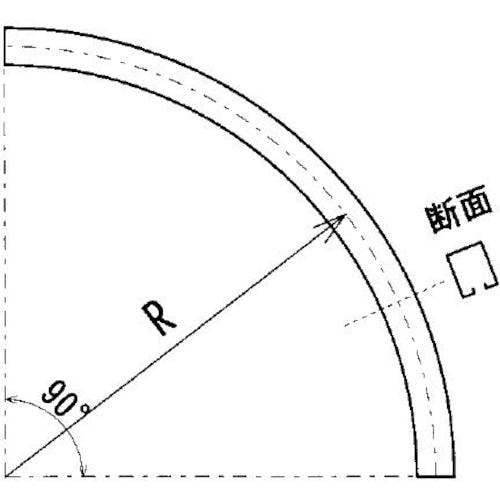 ヤボシ カーブレール 900R 上 (スチール製)