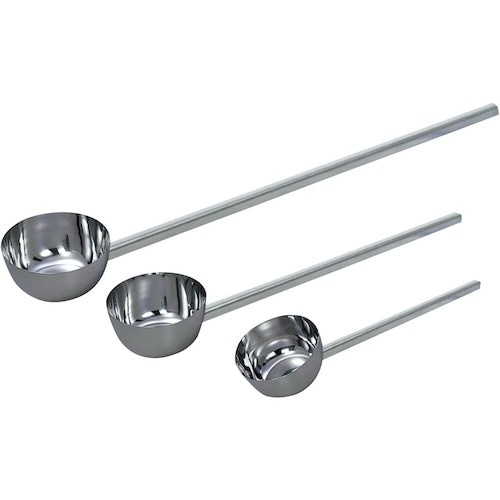 EBM ステンレス 一体型角柄ひしゃく 21cm(