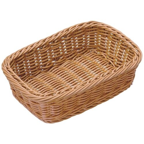 EBM 樹脂バスケット(ステンレス枠付)茶 91−