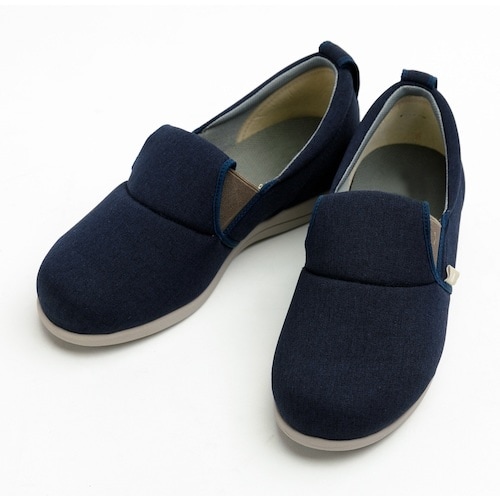 あゆみ ゆったり簡単スリップオン 5E ネイビー