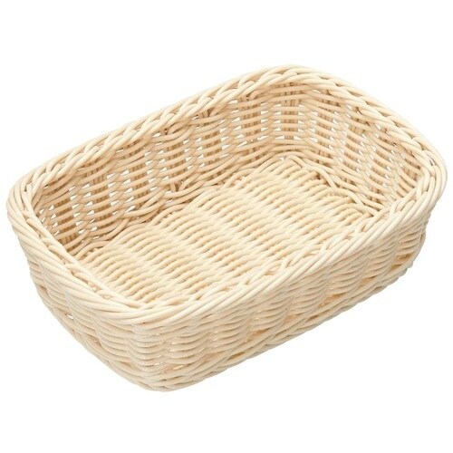 EBM 樹脂バスケット(ステンレス枠付)白 91−