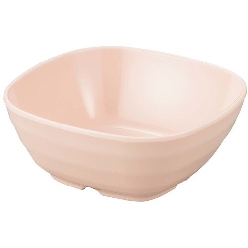 EBM メラミン食器 角小鉢 小 ピンク PK−5