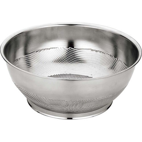 EBM UK 18−8 パンチング巾広浅型ザル 3