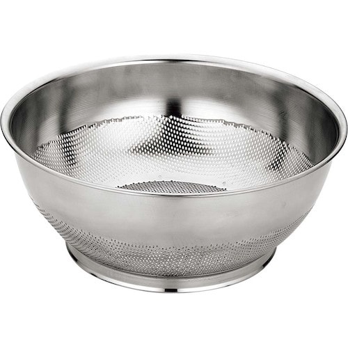 EBM UK 18−8 パンチング巾広浅型ザル 5