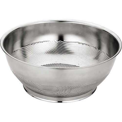 EBM UK 18−8 パンチング巾広浅型ザル 3