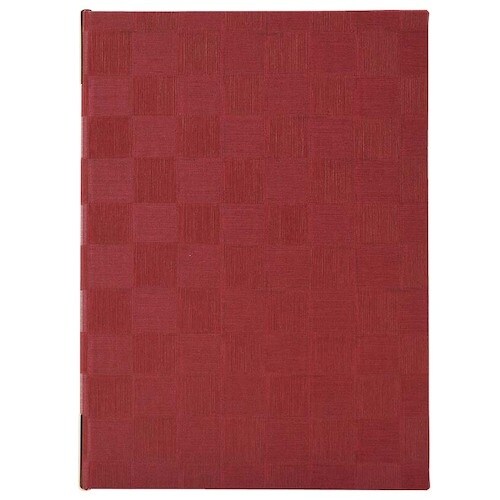 EBM えいむ チェック柄メニューブック MB−3