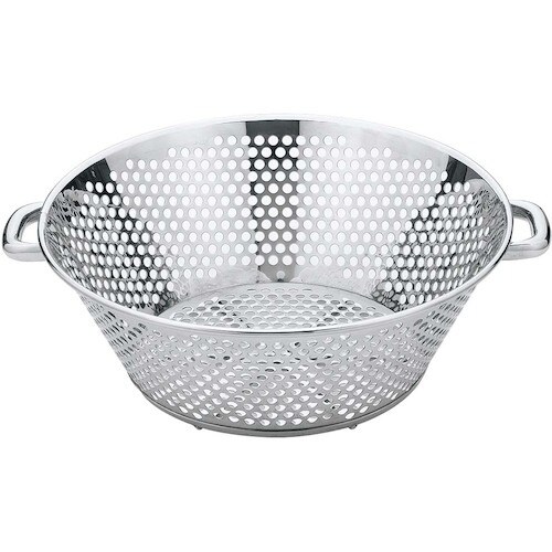 EBM UK 18−8 パンチング 平底揚げざる