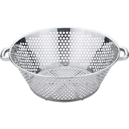 EBM UK 18−8 パンチング 平底揚げざる