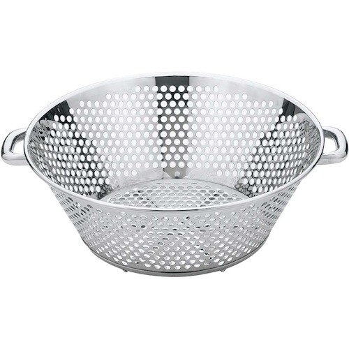 EBM UK 18−8 パンチング 平底揚げざる