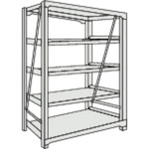 TRUSCO スチールラック M10型重量棚 12