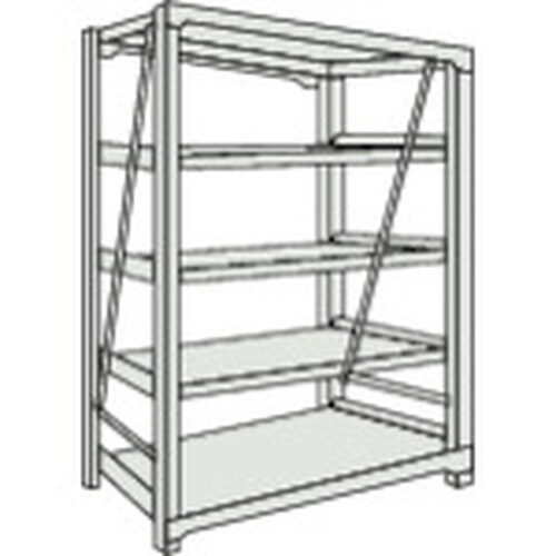 TRUSCO スチールラック M10型重量棚 18