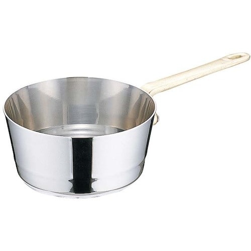 EBM UK 18−8 プチテーパー深型片手鍋 蓋