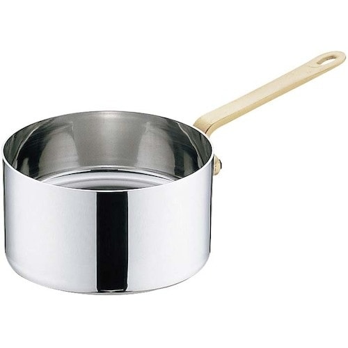 EBM UK 18−8 プチパン深型片手鍋 蓋無