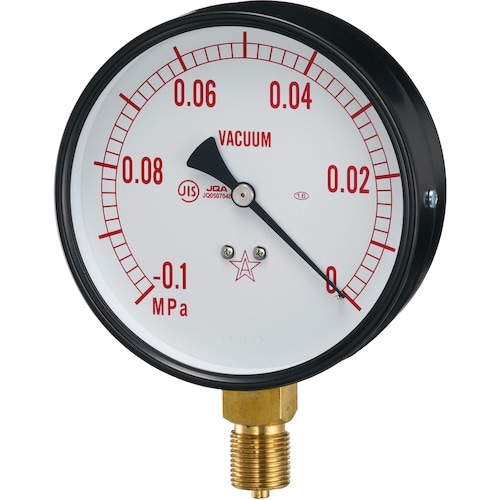 右下 一般耐振用真空計(成績書・トレーサビリティ体