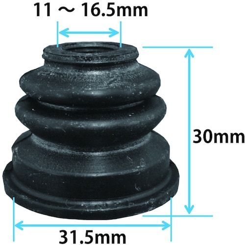 JTC 汎用ボールジョイントブーツ 2個入り