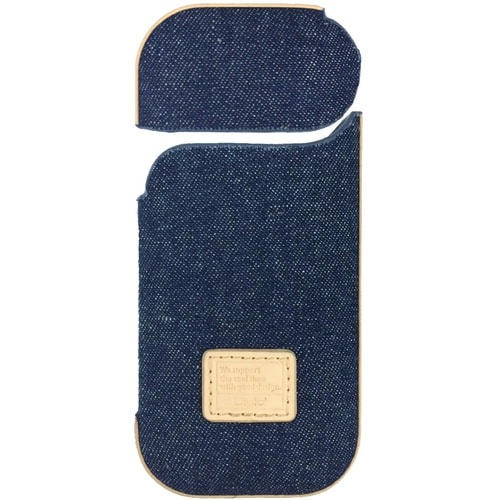 ナカバヤシ IQOS デニムケース/ブルー