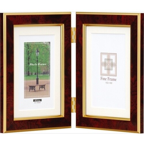 ナカバヤシ 樹脂製フォトフレーム/KG縦2面/R