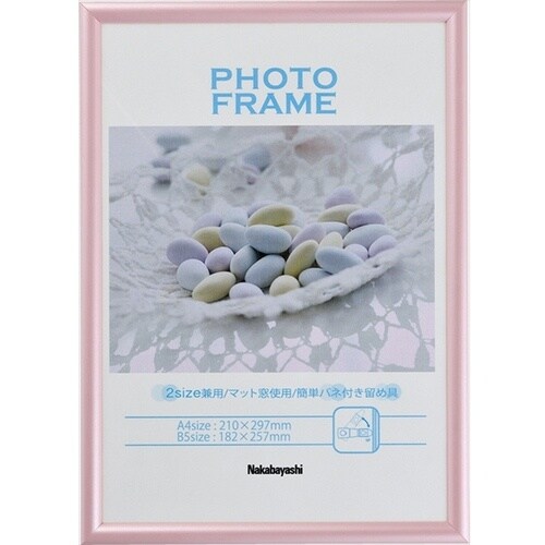 ナカバヤシ PVCフォトフレーム/A4・B5/ピン