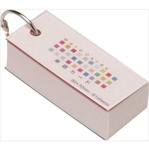 ナカバヤシ 単語カ−ド30*70/81枚/ブル−