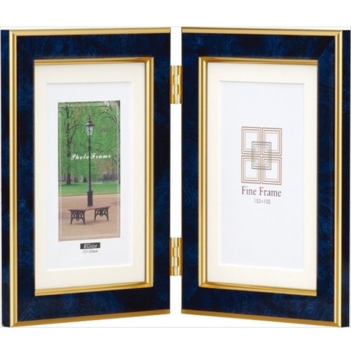 ナカバヤシ 樹脂製フォトフレーム/KG縦2面/B