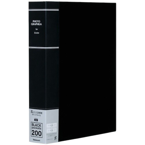 ナカバヤシ フォトグラフィリア2L判2段200P/