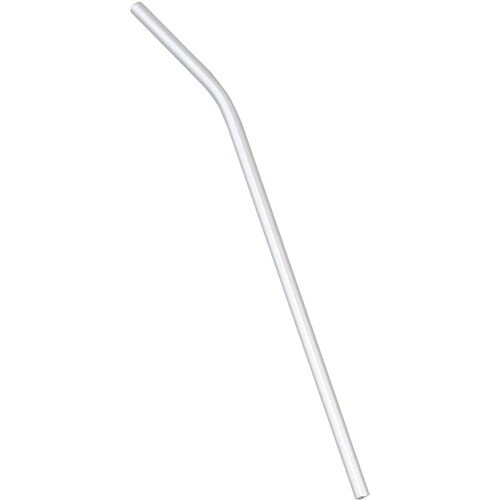 EBM カラール アルミストロー(曲り)シルバー