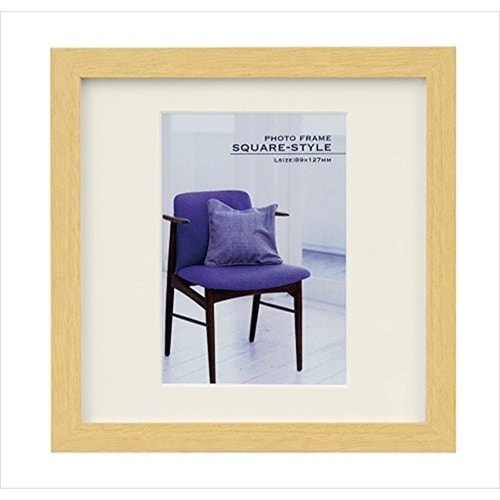 ナカバヤシ 木製スクエアフレーム/L/ナチュラル
