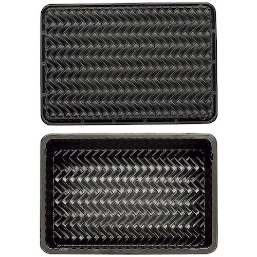 EBM アジロ弁当 小(50枚入)本体・蓋セット