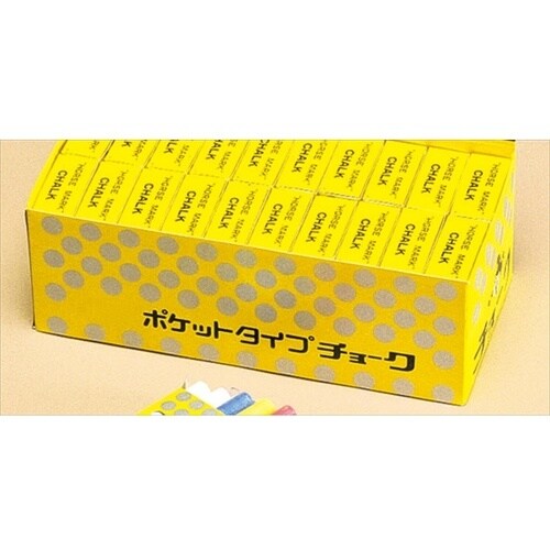 ナカバヤシ ポケットチョ−ク 白10本入