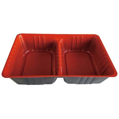 EBM アジロ弁当 大用仕切(50枚入)1 赤黒