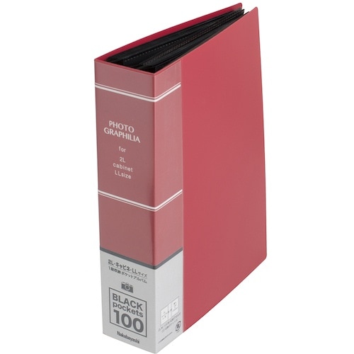 ナカバヤシ フォトグラフィリア2L判1段100P/