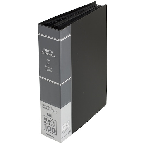 ナカバヤシ フォトグラフィリア2L判1段100P/