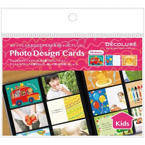 ナカバヤシ デコルーレ フォトデザインカード キッ
